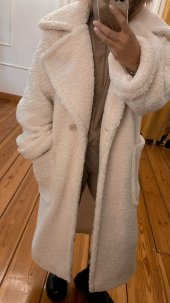 Teddy Bear Creme coat
