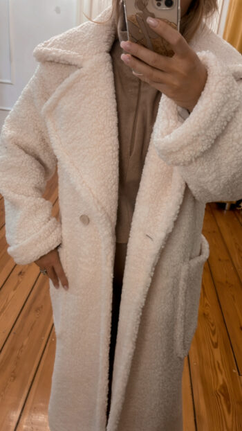 Teddy Bear Creme coat