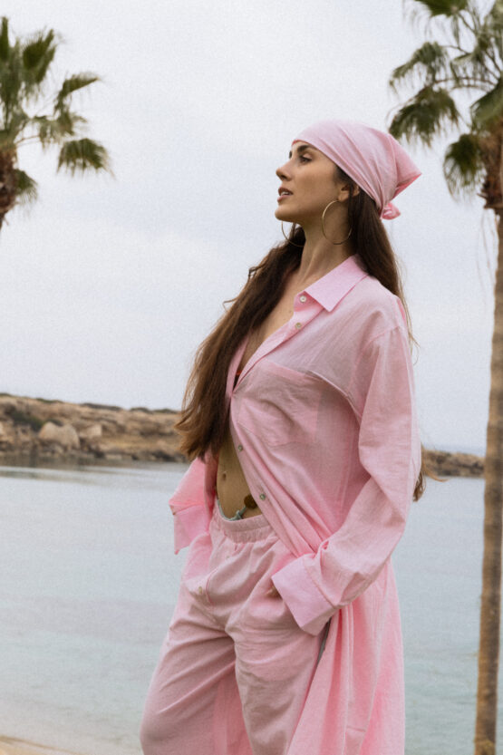 Koszula Maxi Majorca Pink