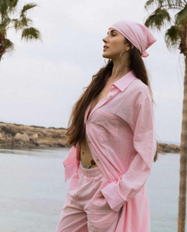 Koszula Maxi Majorca Pink