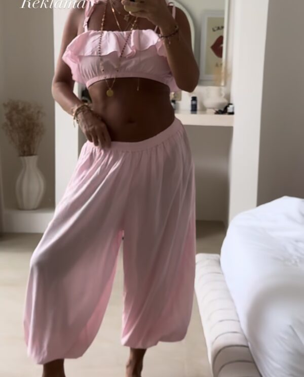 Spodnie bomberki lniane Maya