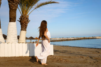 Spodnie ballon z koronką Coachella