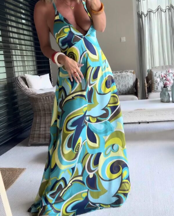Suknia maxi Tropicana