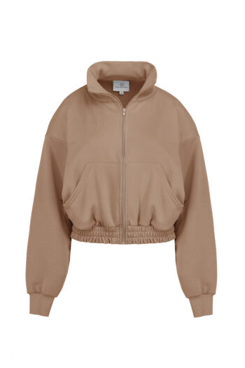 Bluza dresowa rozpinana ze stójką