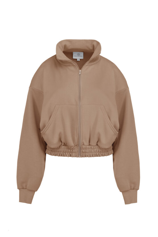Bluza dresowa rozpinana ze stójką