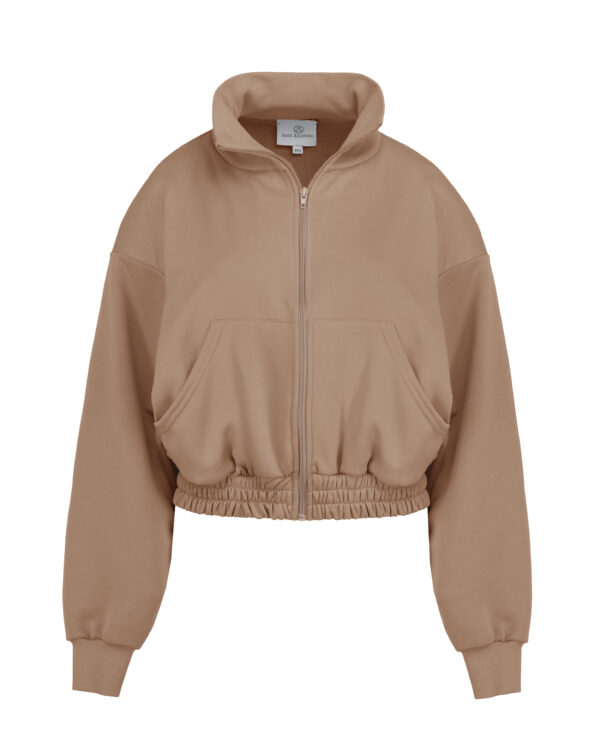 Bluza dresowa rozpinana ze stójką